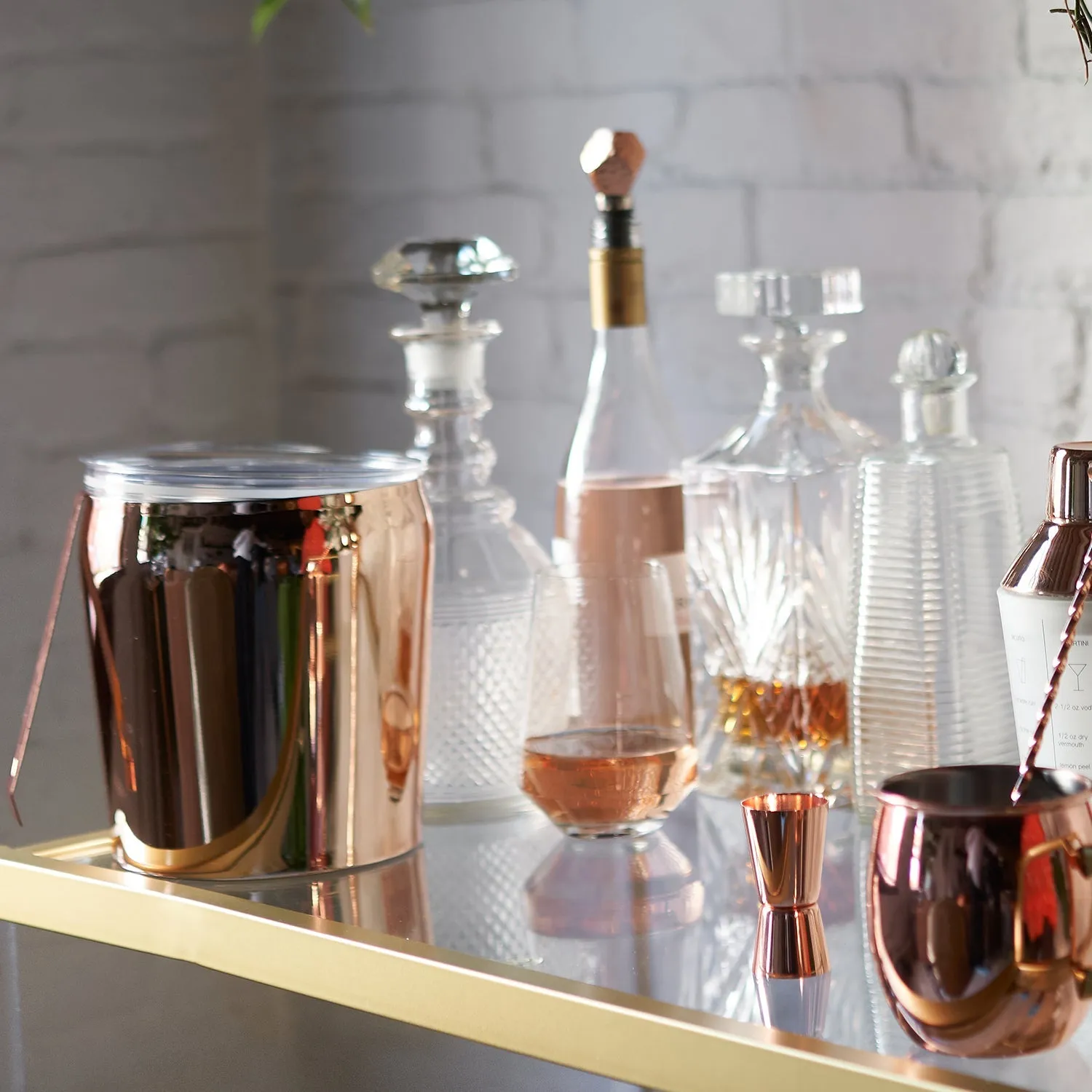 3 Quart Copper Insulated Ice Bucket