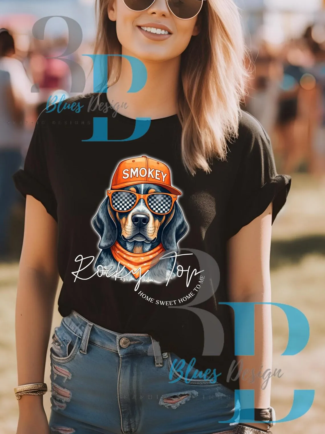 3Blues Designs | Tennessee Vols | Rocky Top |  DTF Transfer Sheet Iron On