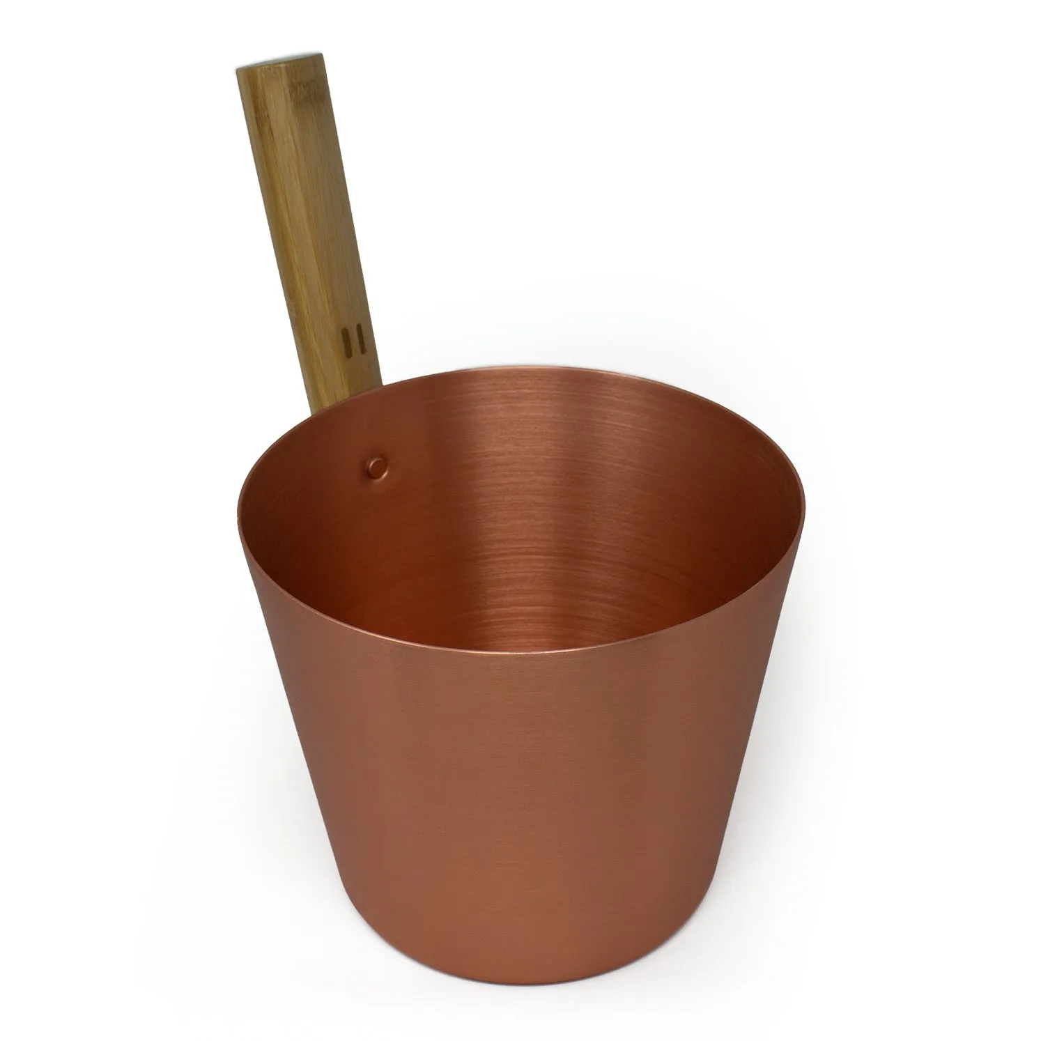 5L Brushed Aluminum Bucket with Straight Handle