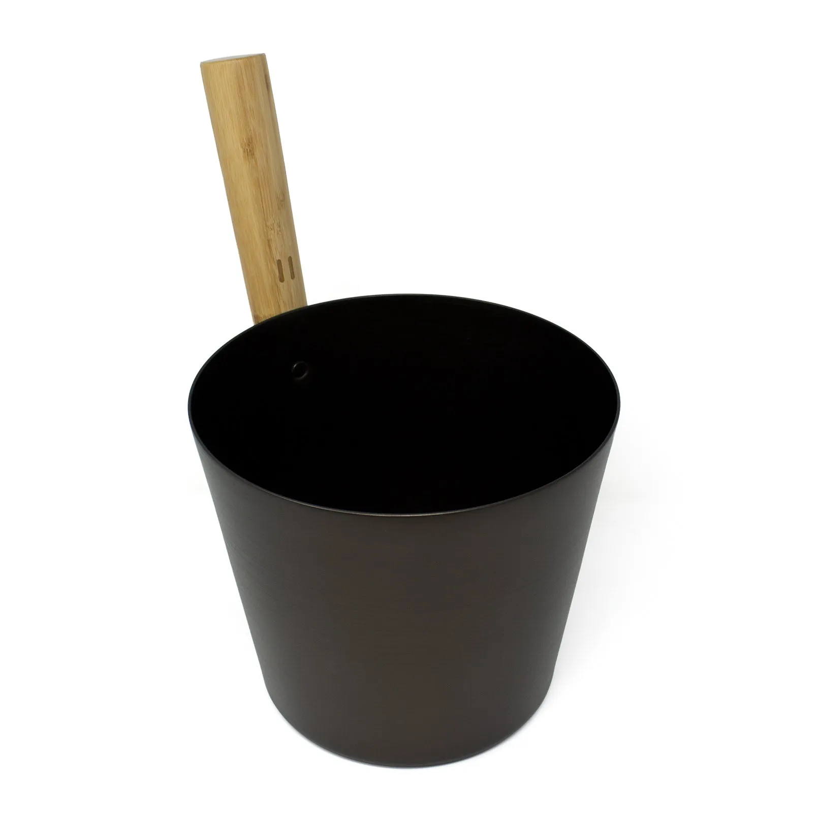 5L Brushed Aluminum Bucket with Straight Handle