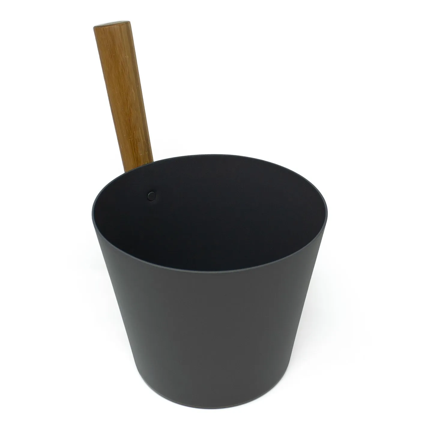 5L Brushed Aluminum Bucket with Straight Handle