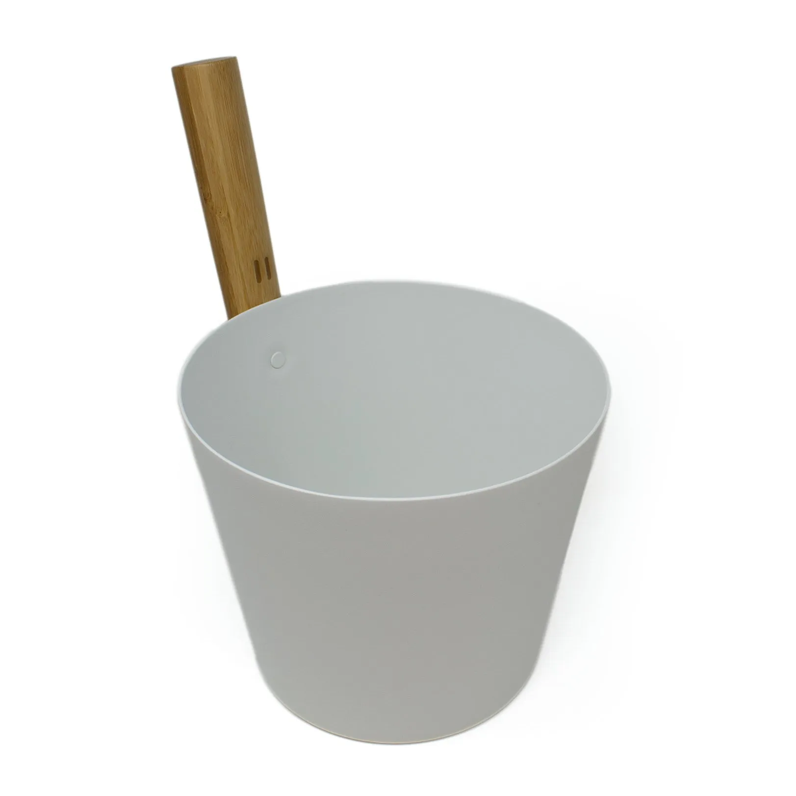 5L Brushed Aluminum Bucket with Straight Handle
