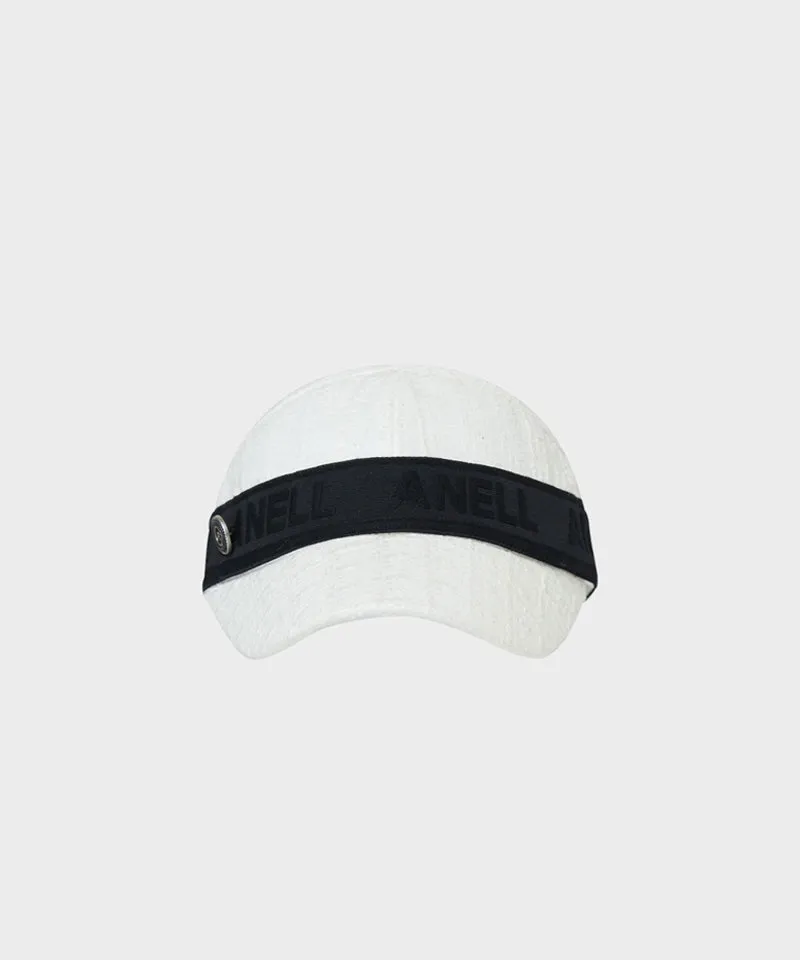 Anell Golf Classic Tweed Visor - White
