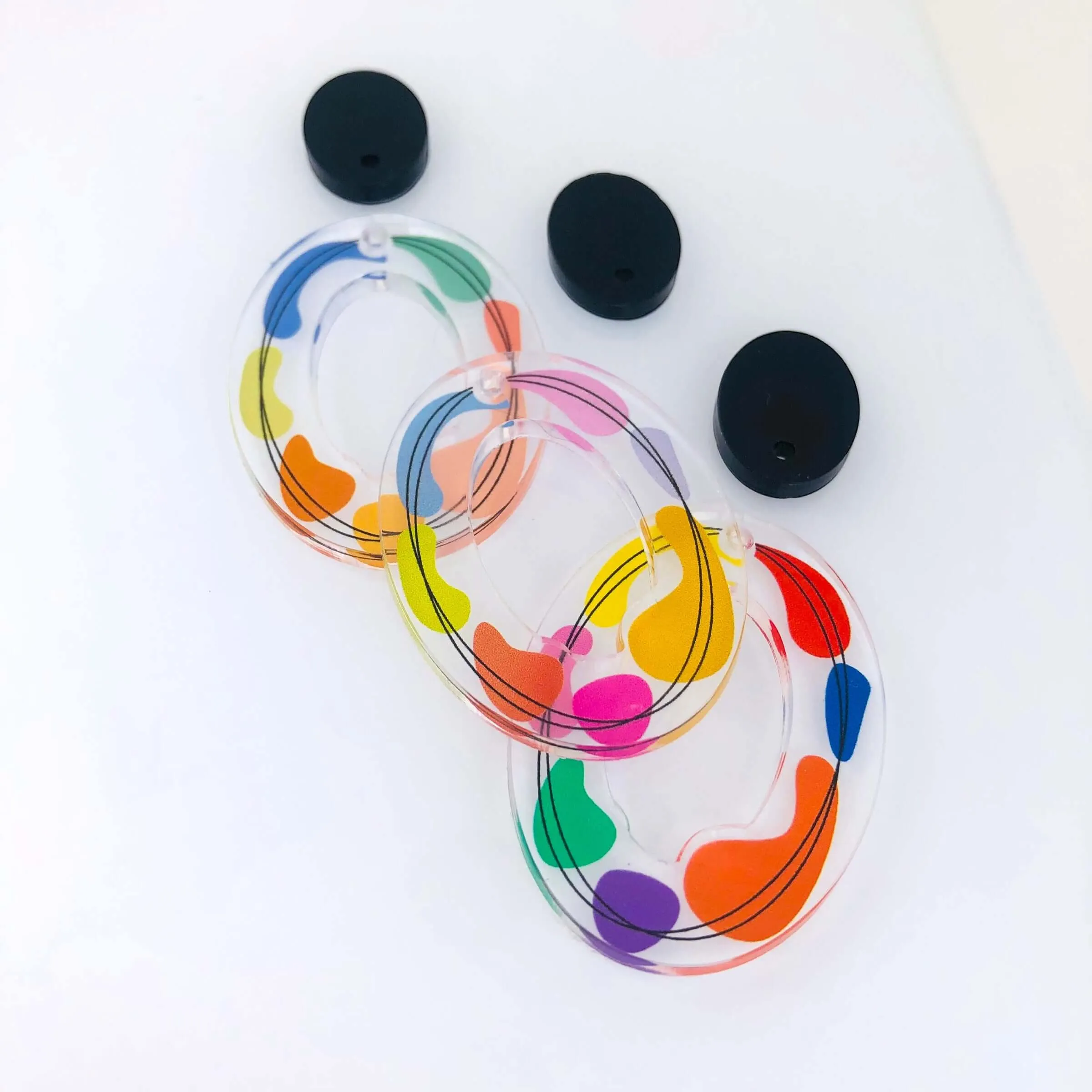 Artsy Ovals 2 pair Set