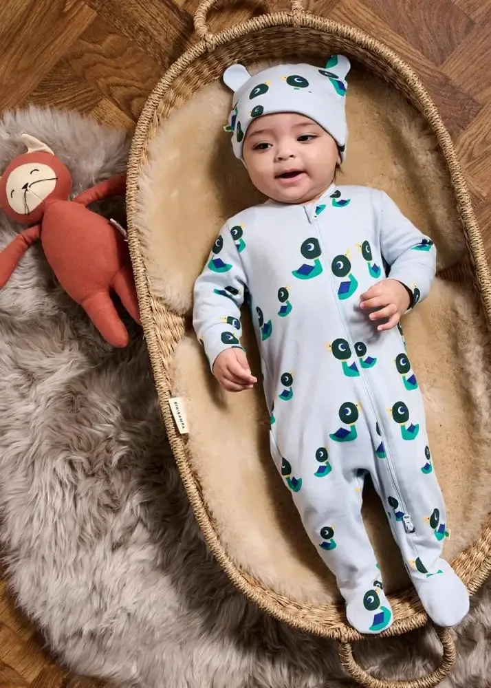 Bayley - Ducks Zip Front Sleepsuit