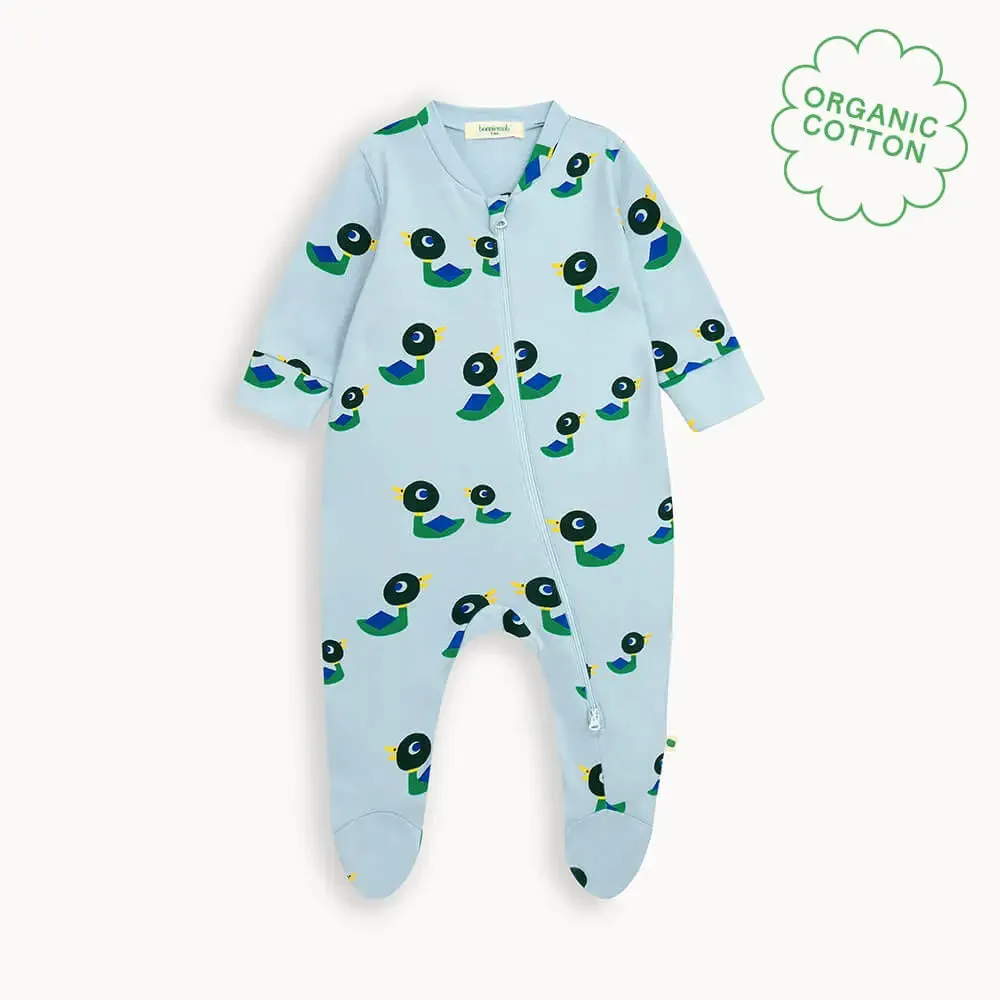 Bayley - Ducks Zip Front Sleepsuit