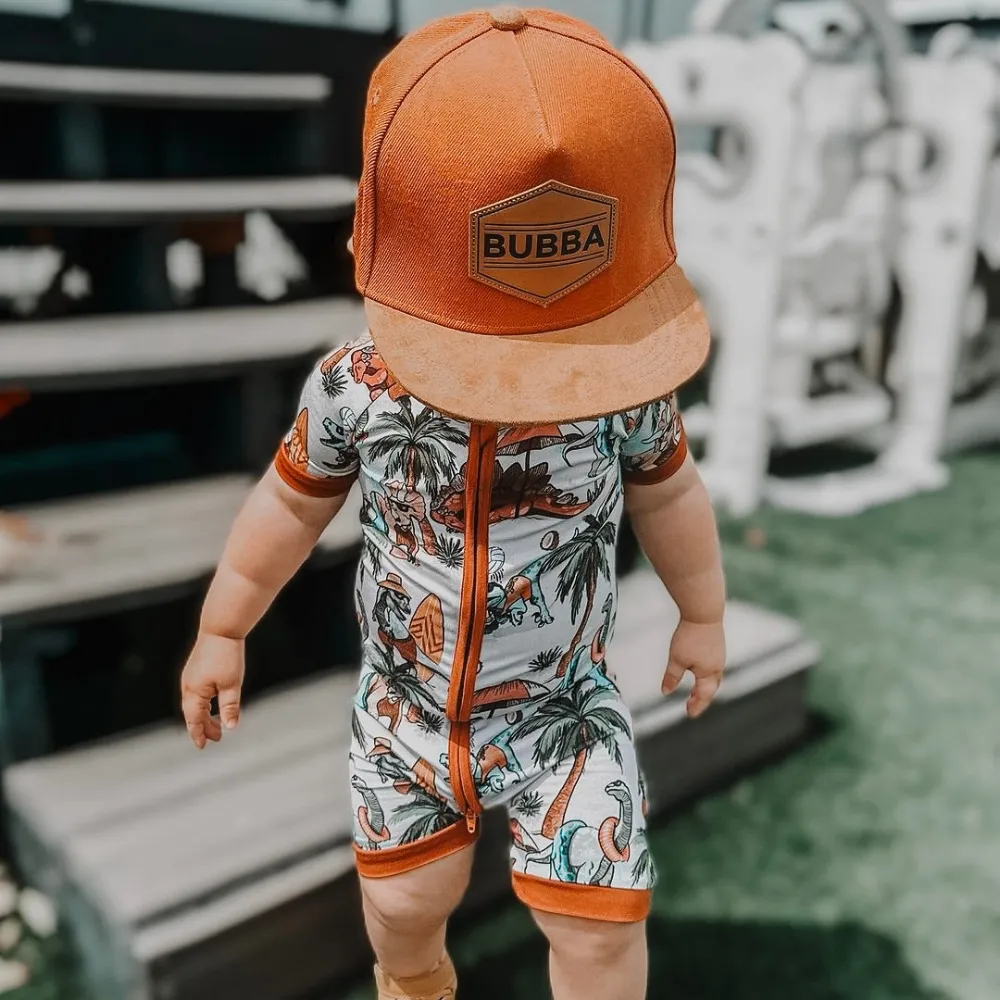 BUBBA Jameson Orange Trucker Hat