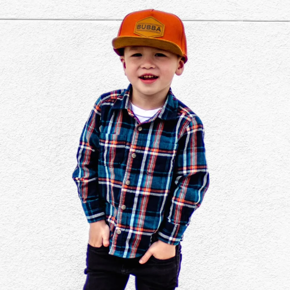 BUBBA Jameson Orange Trucker Hat