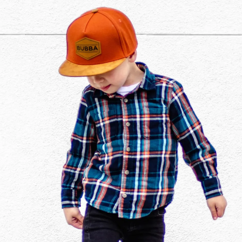 BUBBA Jameson Orange Trucker Hat