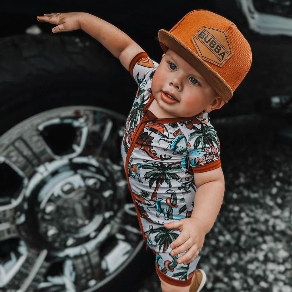 BUBBA Jameson Orange Trucker Hat