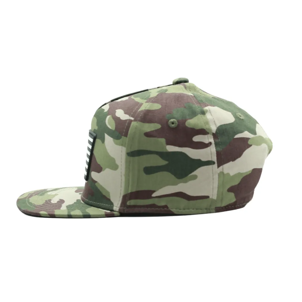 Camo American Flag Trucker Hat