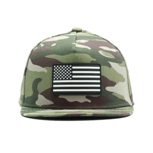 Camo American Flag Trucker Hat