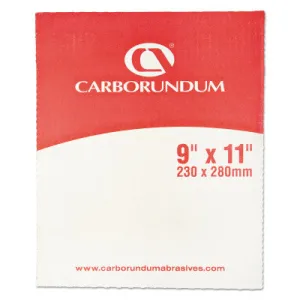Carborundum Silicon Carbide Waterproof Sandscreen Sheets, 320 Grit, 05539512308