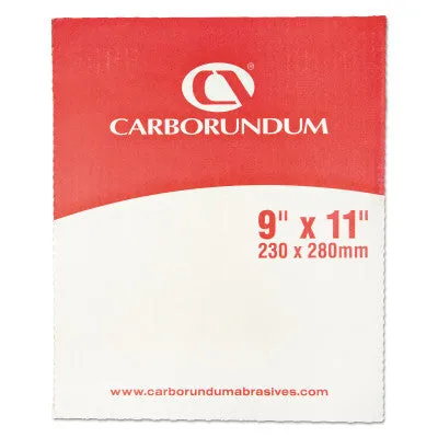 Carborundum Silicon Carbide Waterproof Sandscreen Sheets, 320 Grit, 05539512308