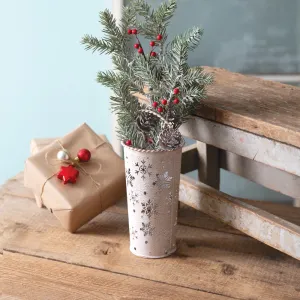 Charming Snowflake Cutout Bucket
