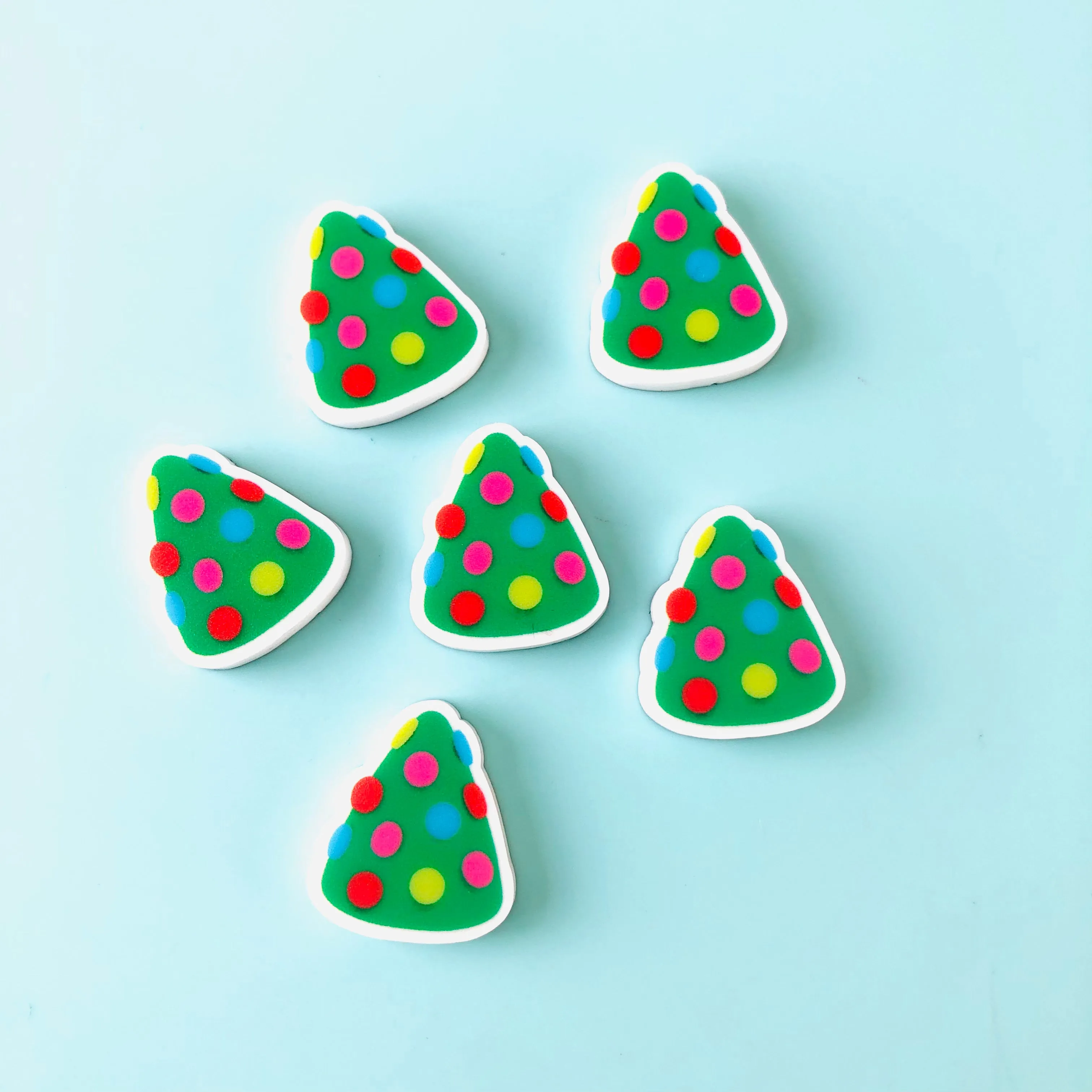 Christmas Chunky Cabochons - 3 pair set -  7 Designs to choose from