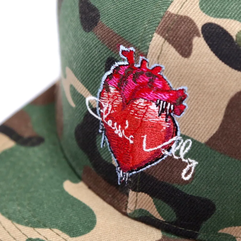 Classic Vally Heart Snapback - Camo