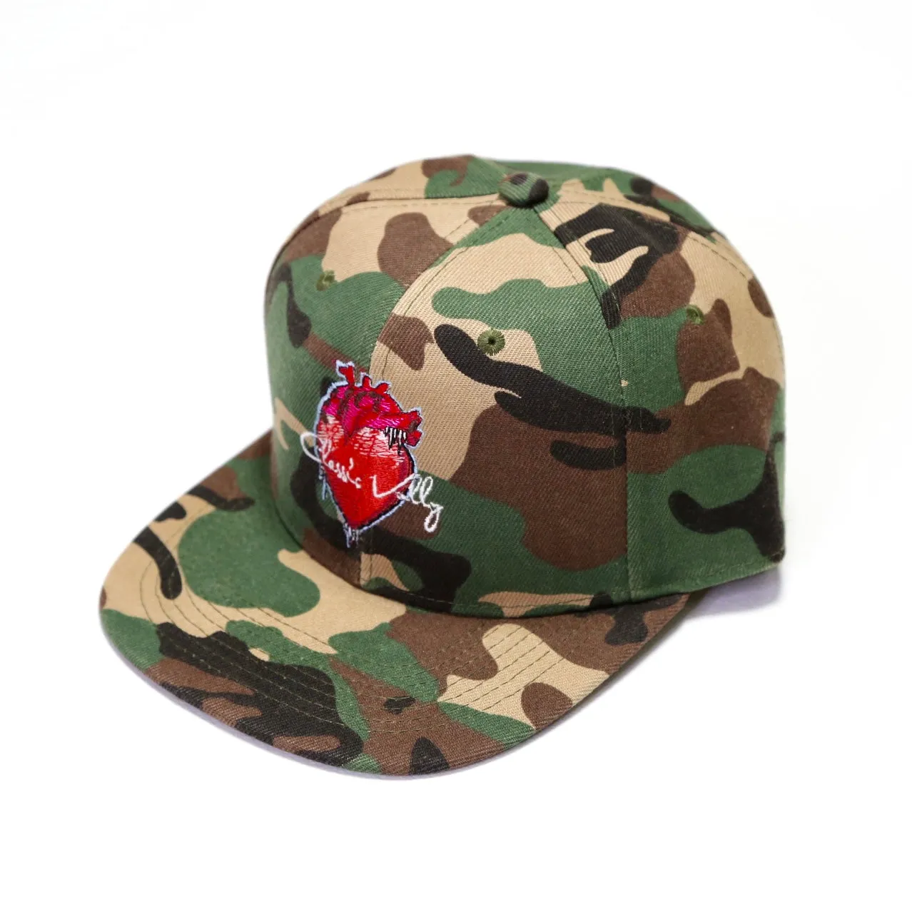 Classic Vally Heart Snapback - Camo