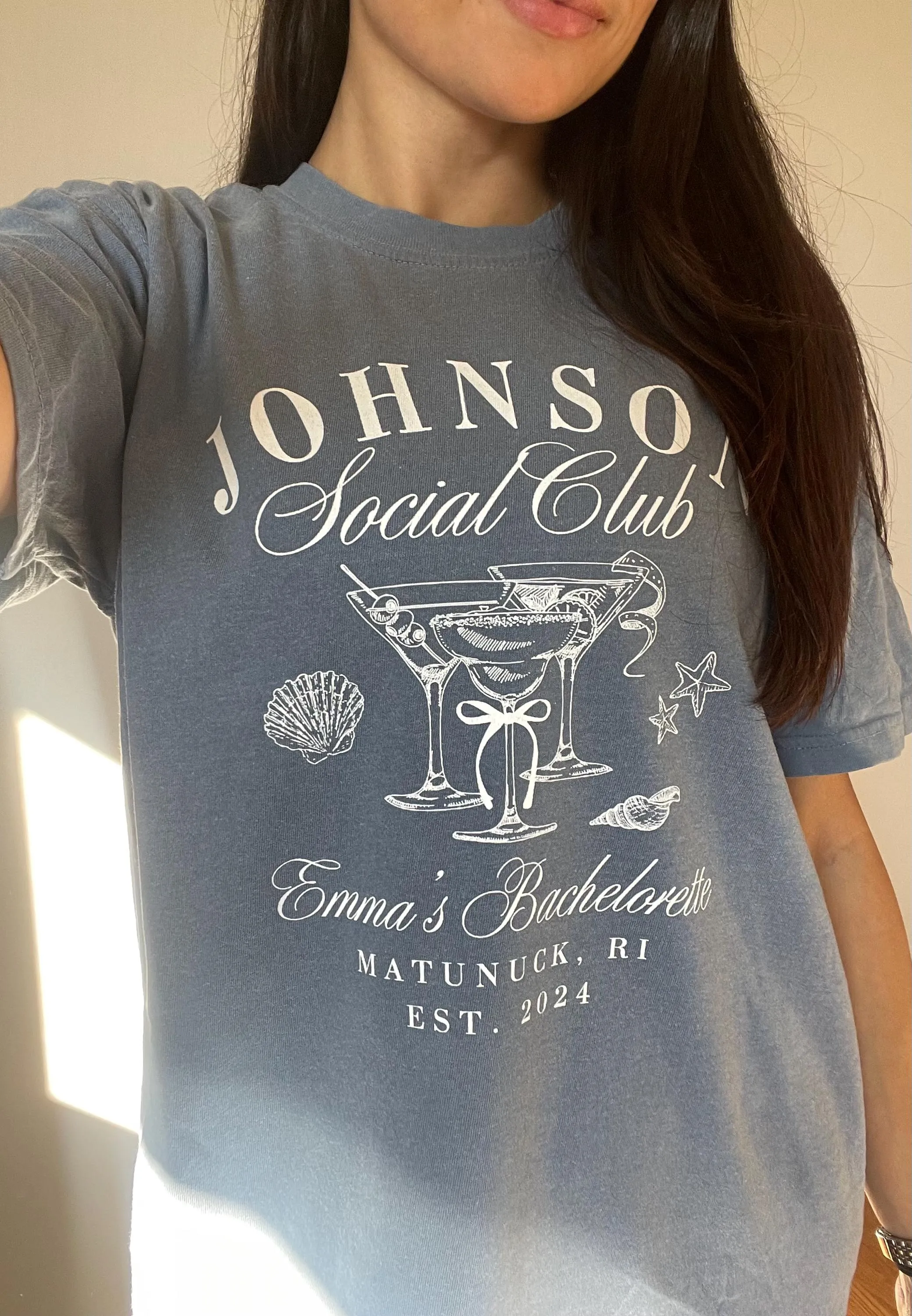 Coastal Bachelorette Party Shirts for Bridesmaids
