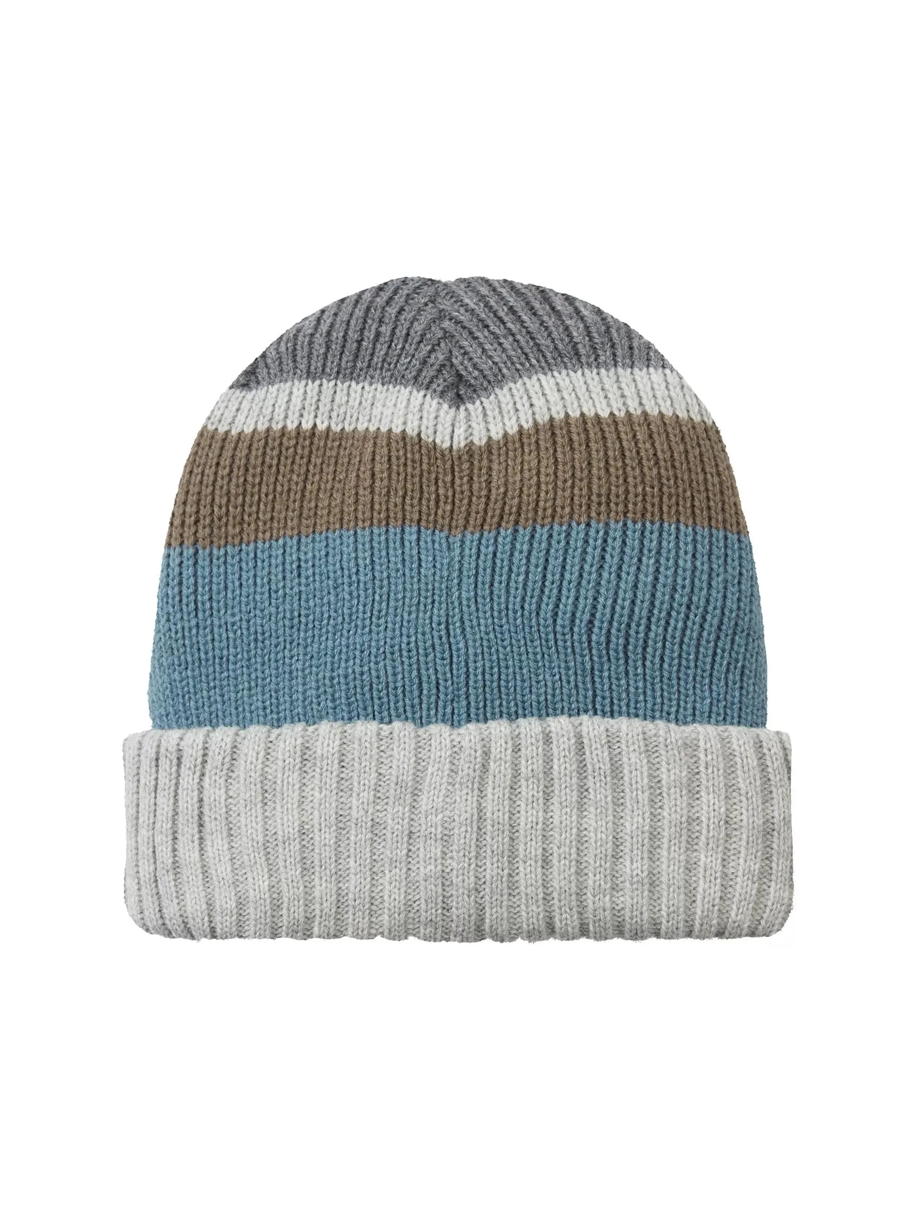 CROMER WATERPROOF COLD WEATHER ROLL CUFF STRIPED BEANIE