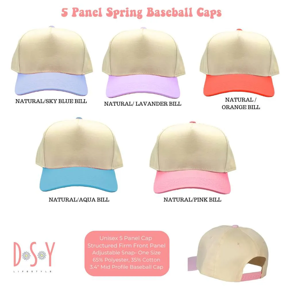 Dallas 5 Panel Two Tone Baseball Hats