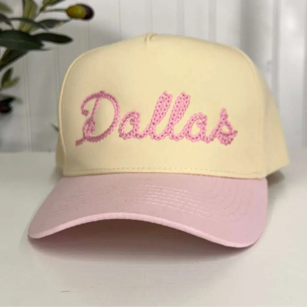 Dallas 5 Panel Two Tone Baseball Hats