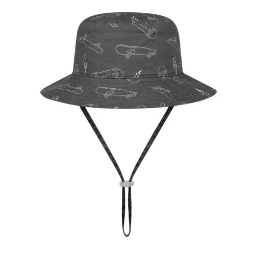 Dozer Reversible Bucket Hat - Gawler  Charcoal