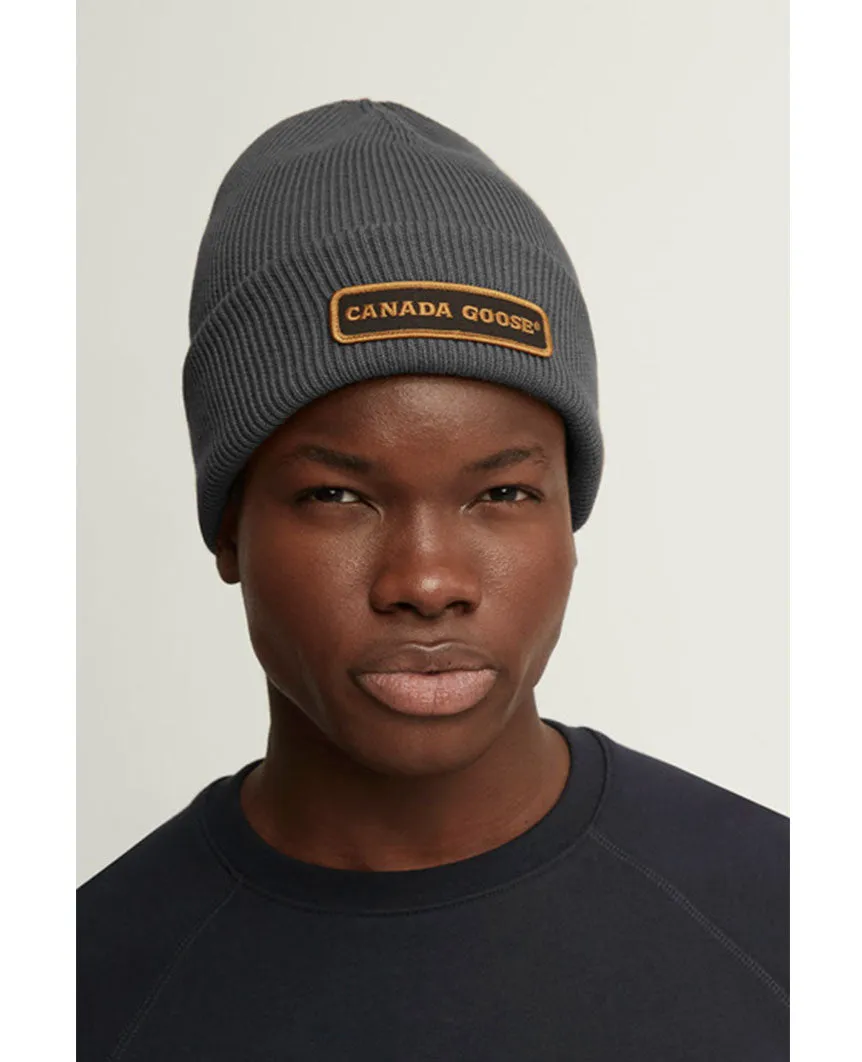 Emblem Rib Toque Iron Grey