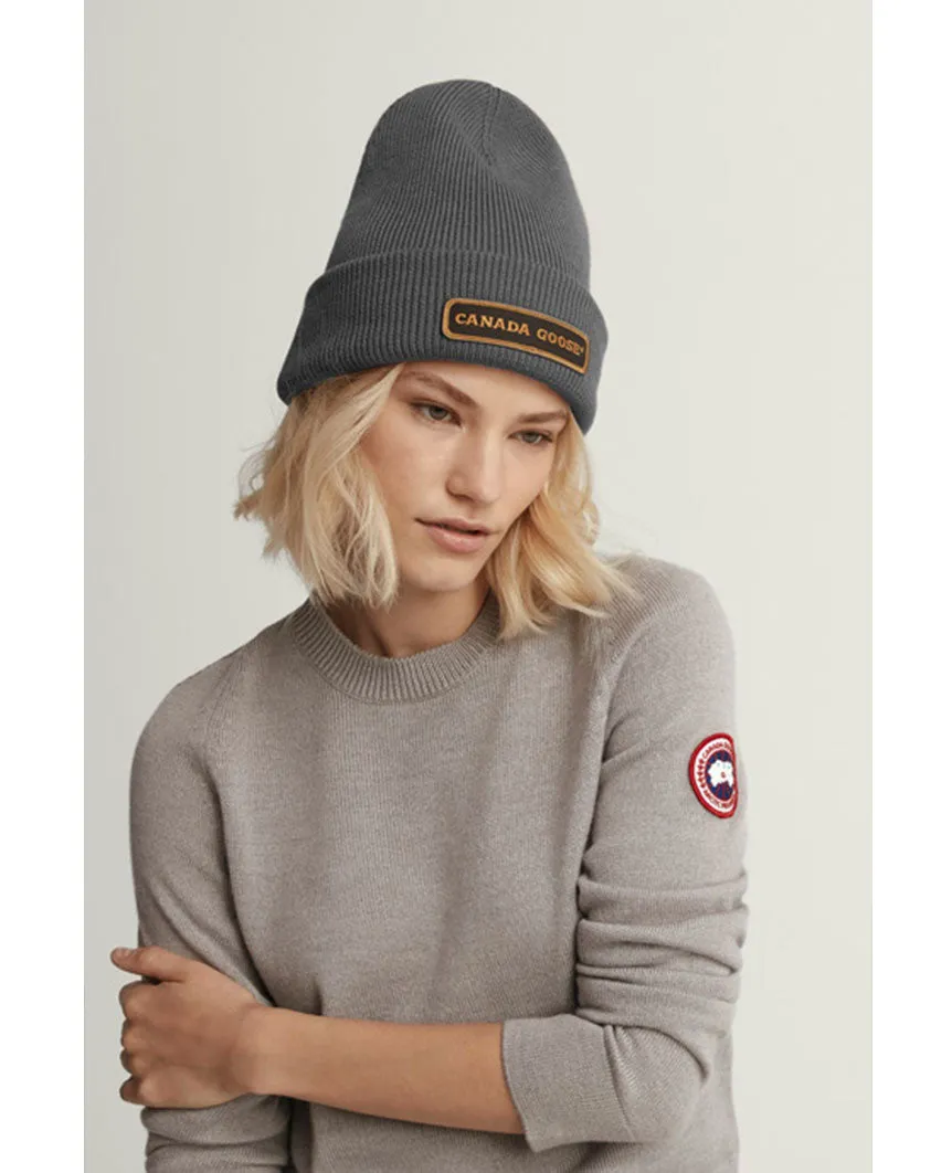 Emblem Rib Toque Iron Grey
