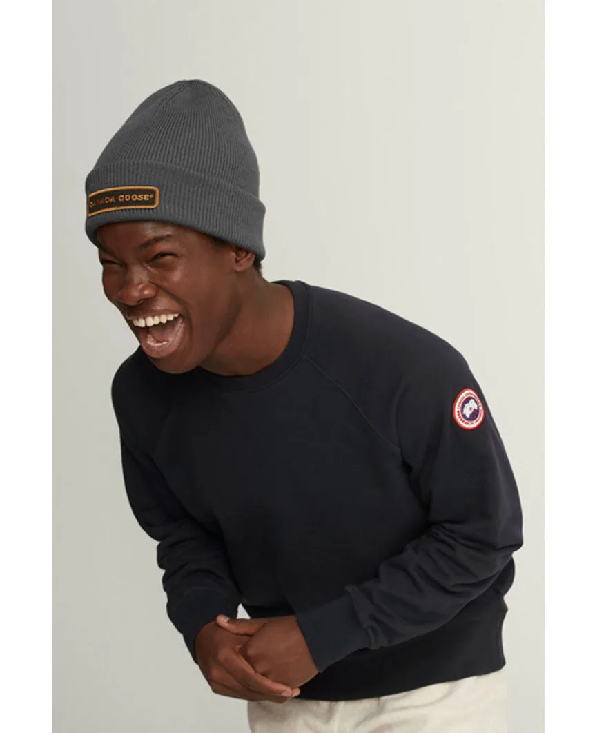 Emblem Rib Toque Iron Grey
