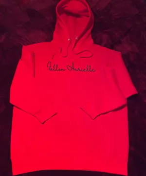 Fallon Aurielle Unisex Signature Classic Hoodie (Red & Black)