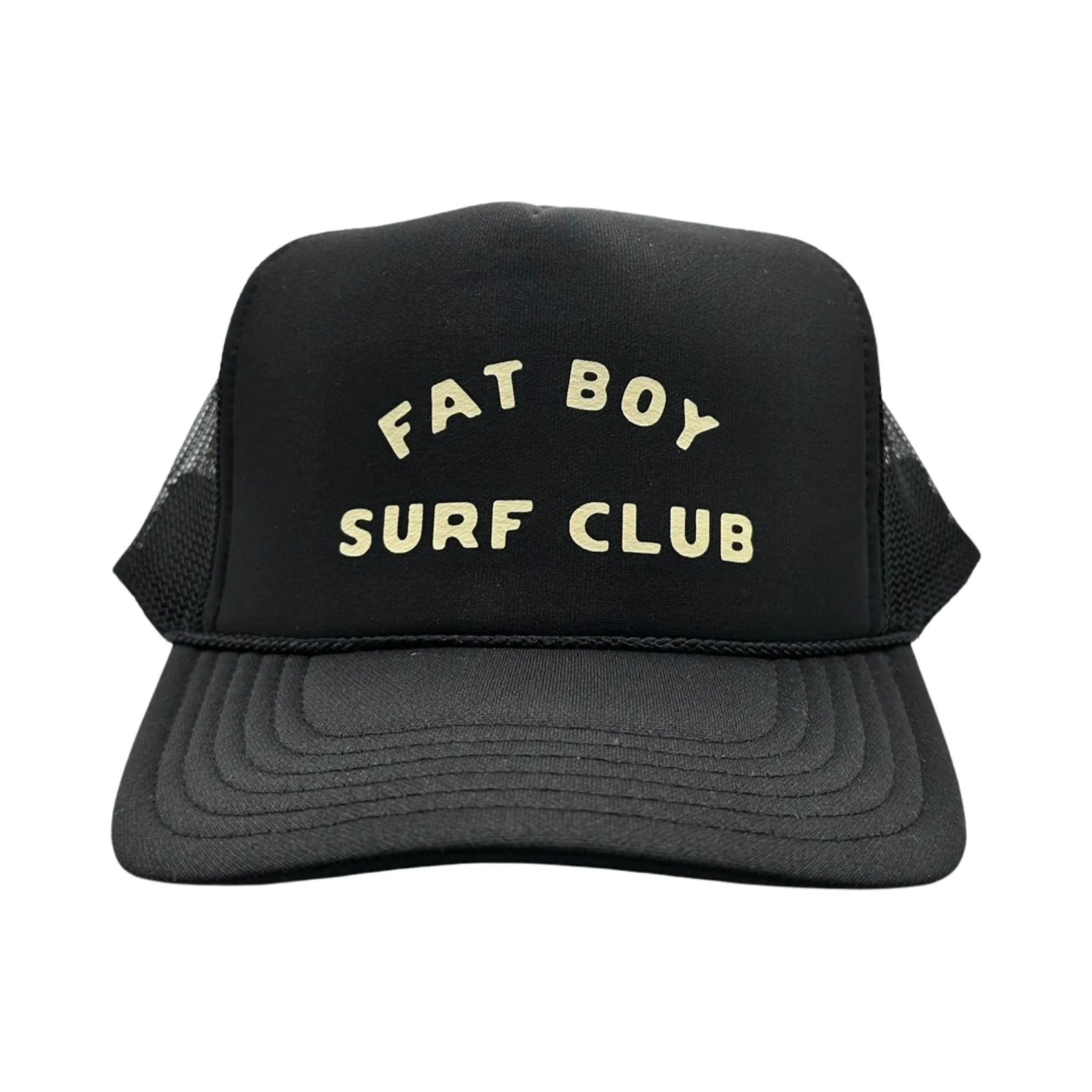 Fat Boy Surf Club Foam Trucker Hat - Black