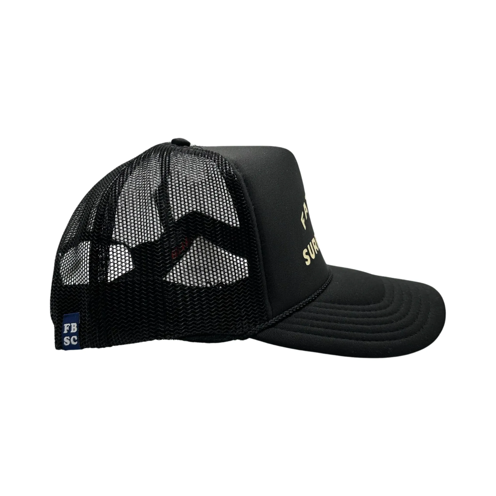 Fat Boy Surf Club Foam Trucker Hat - Black