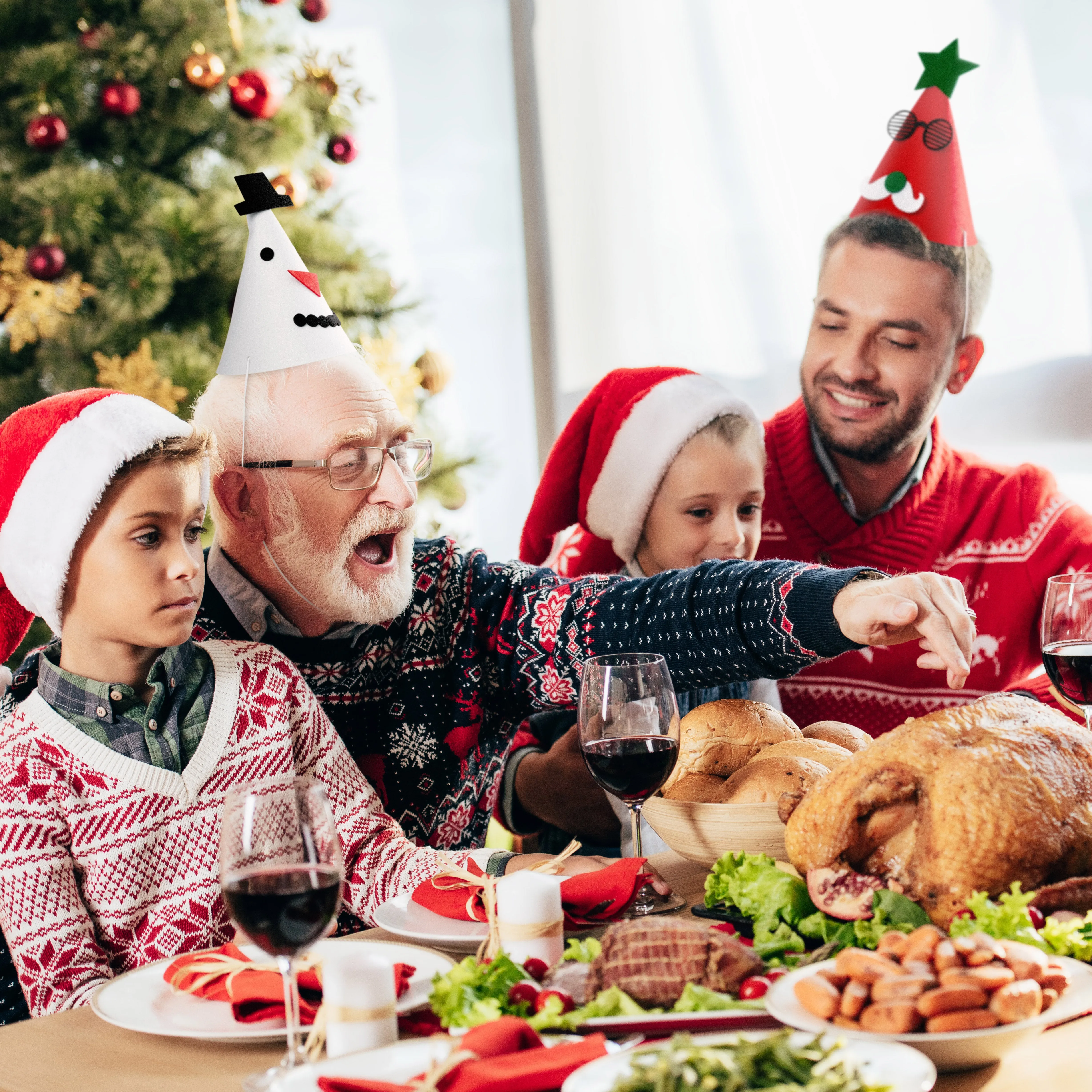 Festive Christmas Party Hats