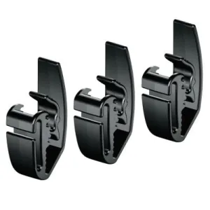 Honeywell Goggle Clips, Plastic, Black, GC2000