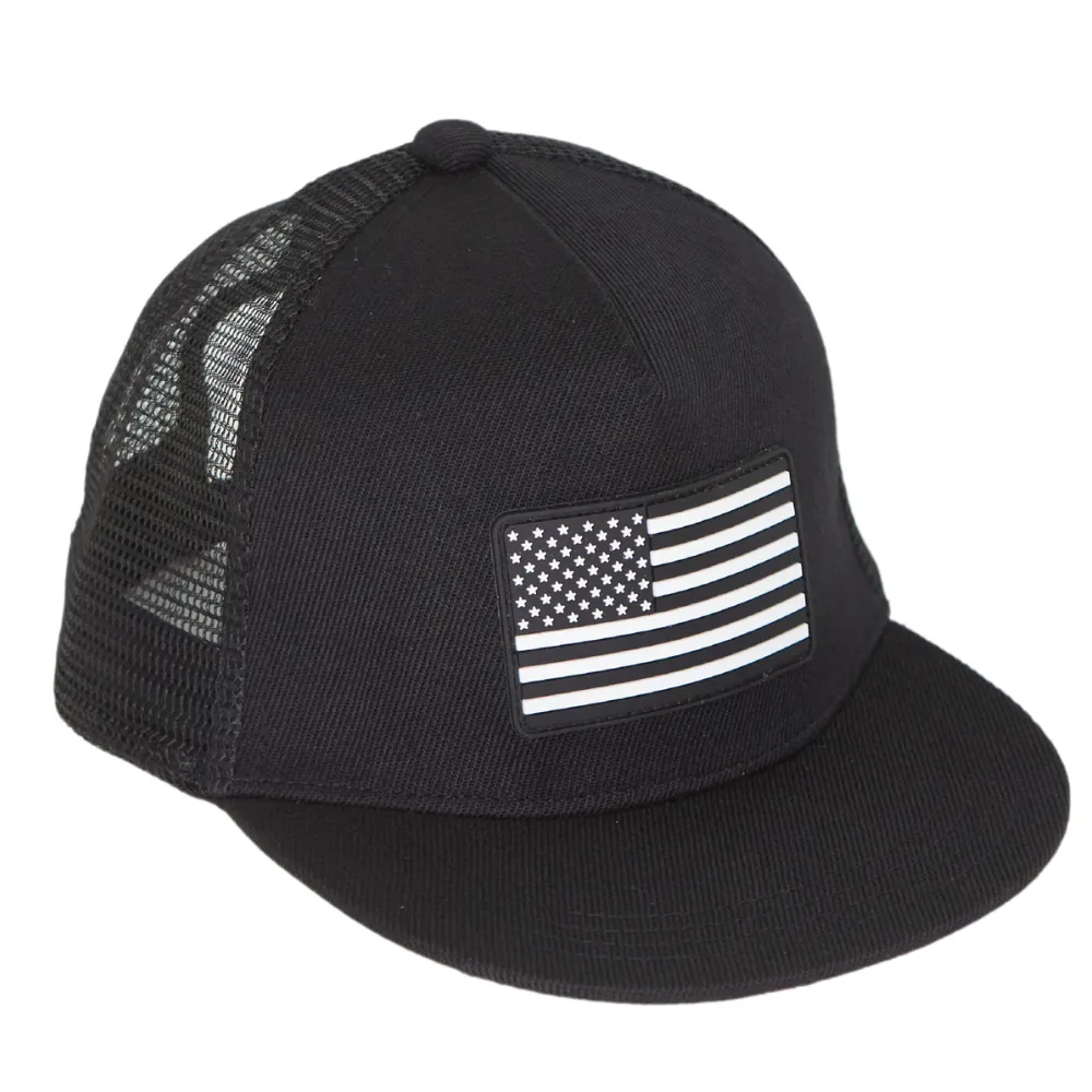 Infant Hat for Sun | 1776 USA Flag Infant Trucker Hat