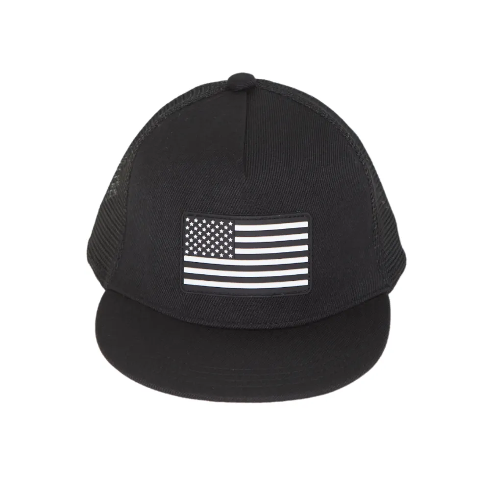 Infant Hat for Sun | 1776 USA Flag Infant Trucker Hat