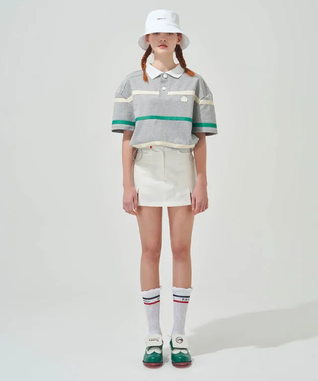 KANDINI Logo Bucket Hat - White