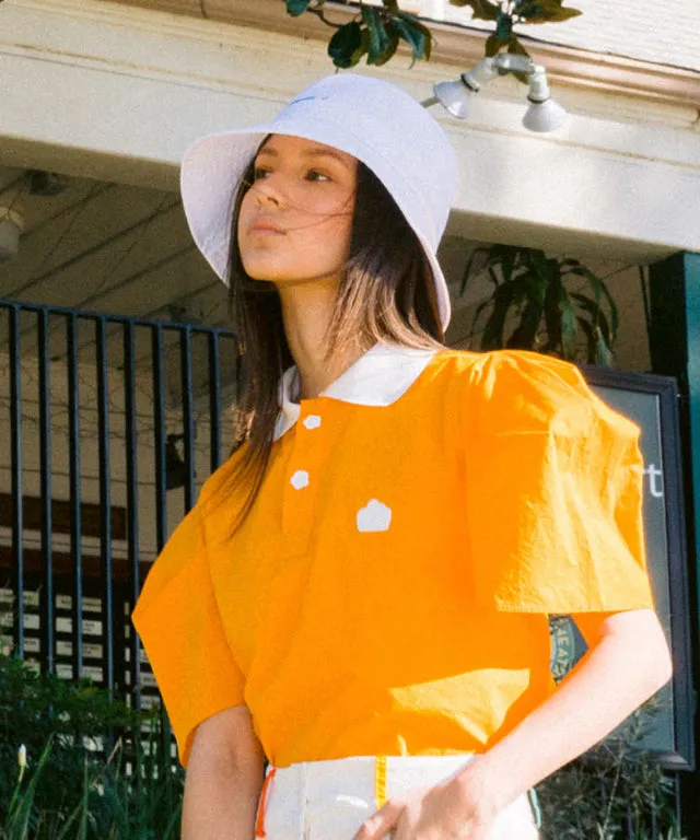 KANDINI Logo Bucket Hat - White