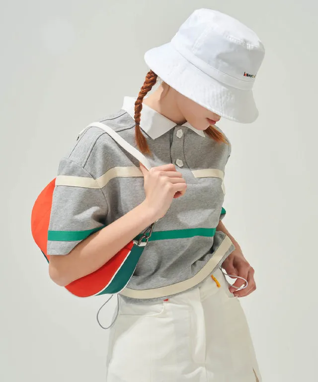 KANDINI Logo Bucket Hat - White