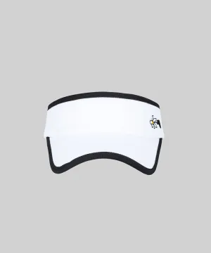 KANDINI Signature Visor Hat - White