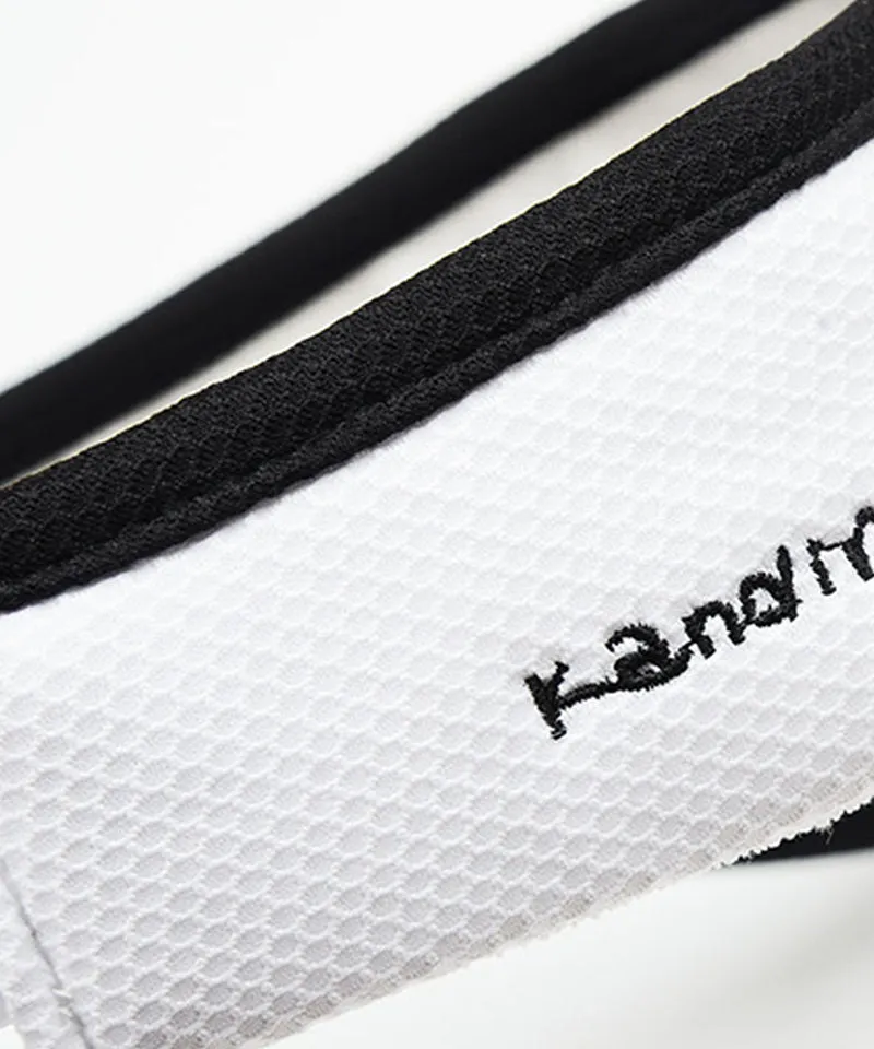 KANDINI Signature Visor Hat - White