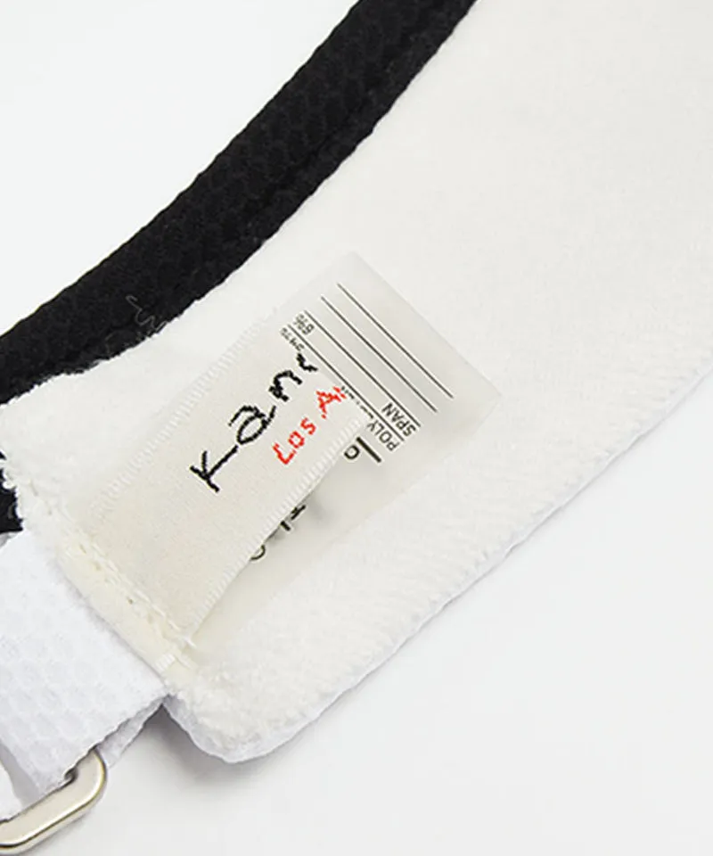 KANDINI Signature Visor Hat - White