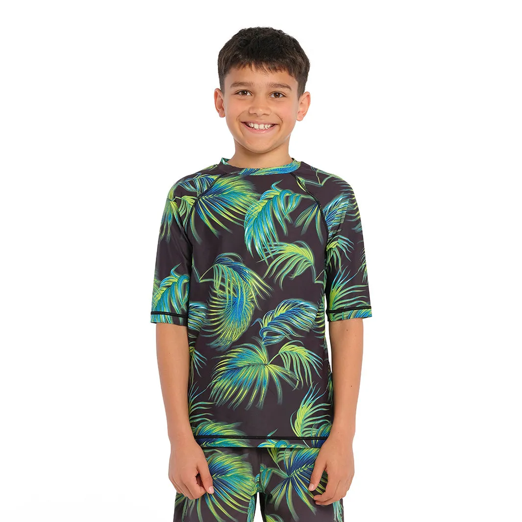 Kids Palm Breeze SS Rashie