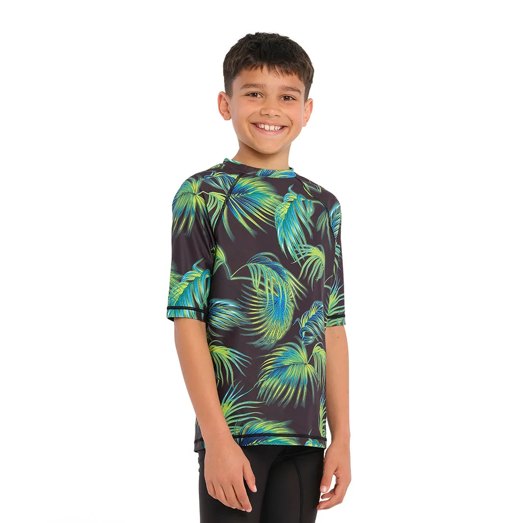 Kids Palm Breeze SS Rashie