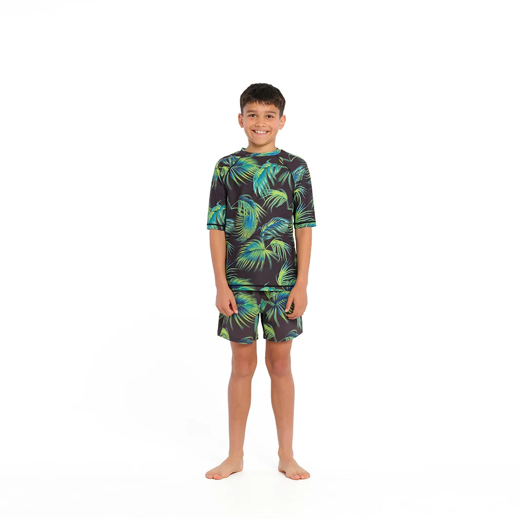 Kids Palm Breeze SS Rashie