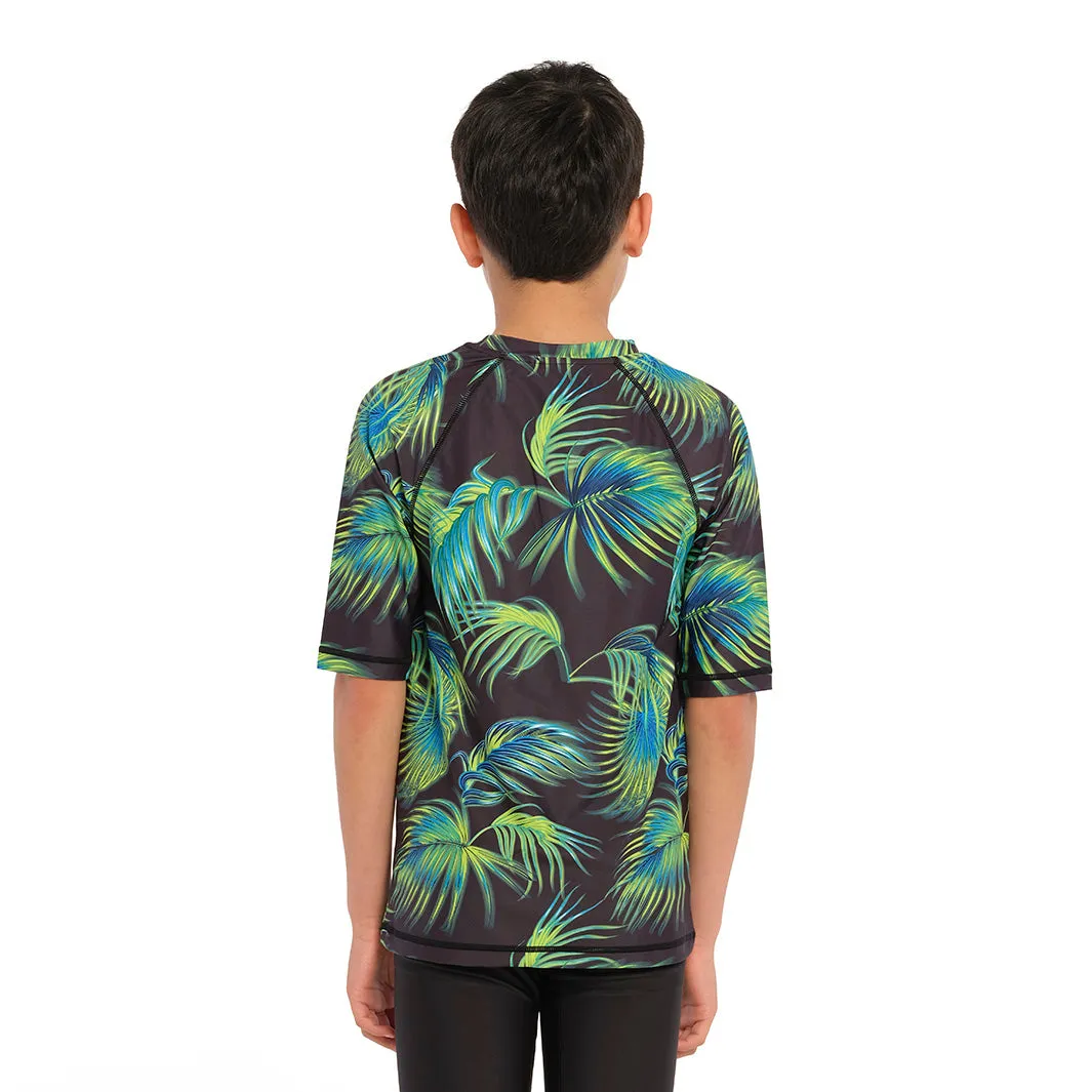 Kids Palm Breeze SS Rashie