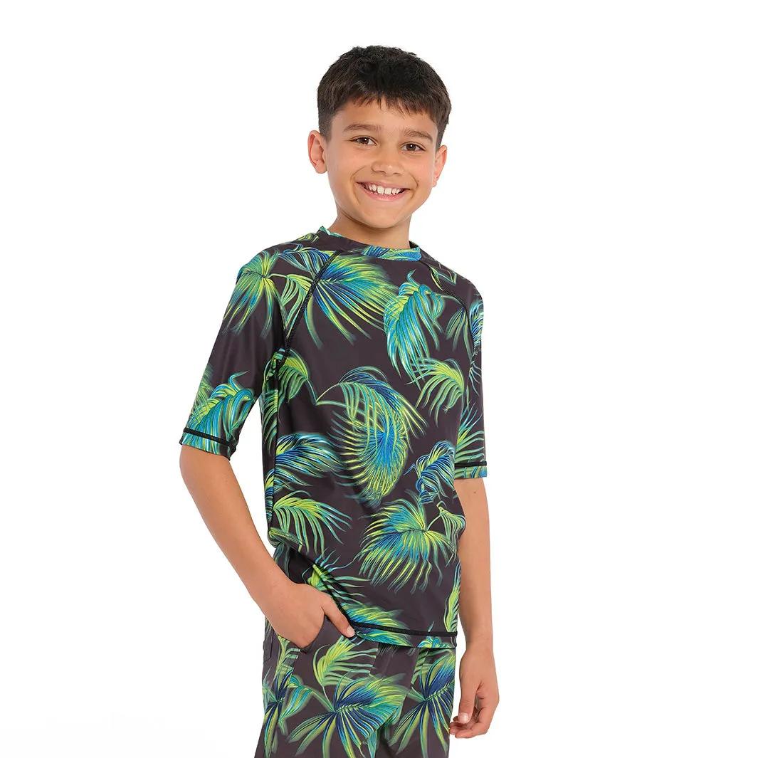 Kids Palm Breeze SS Rashie