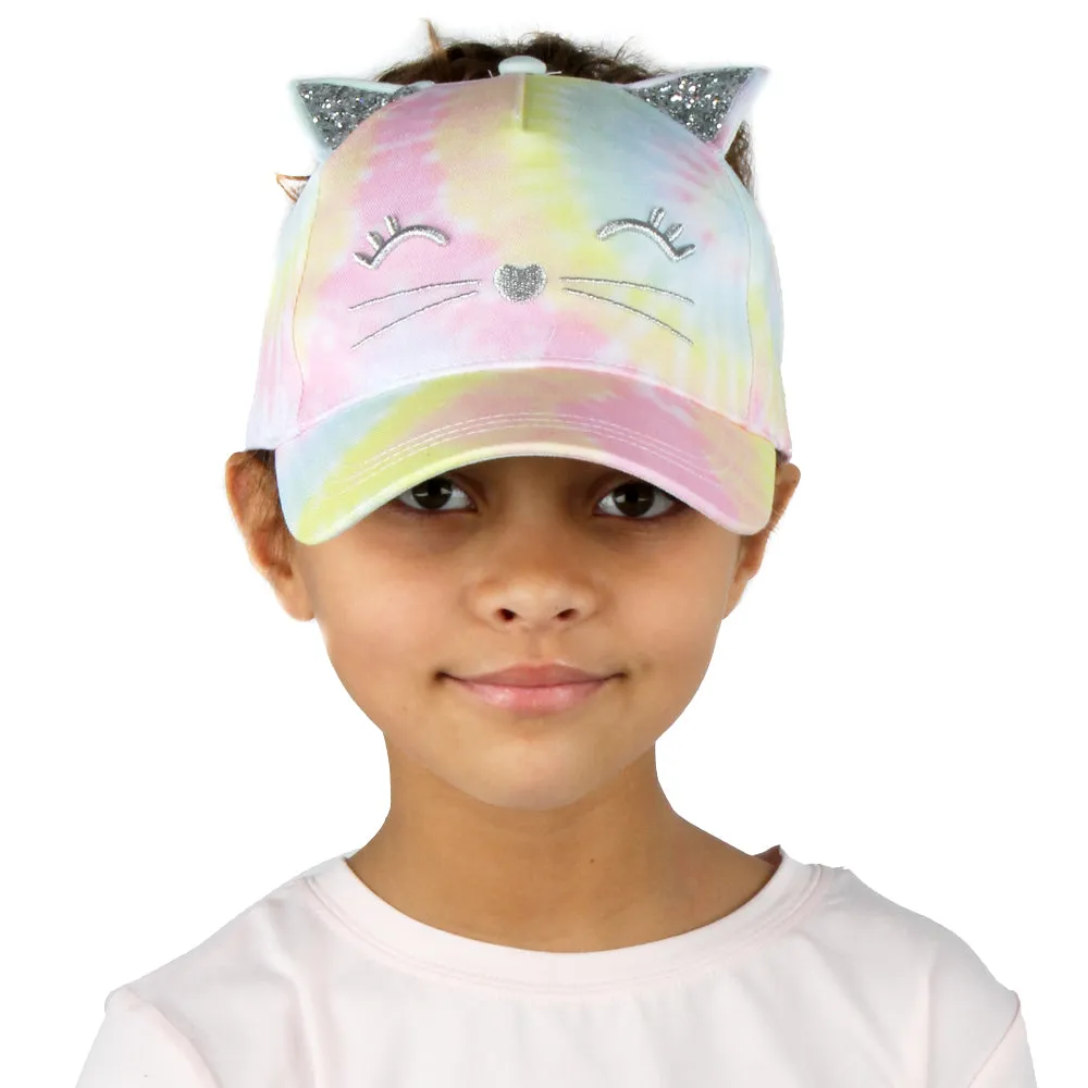 Kids Tie Dye Cat Ear