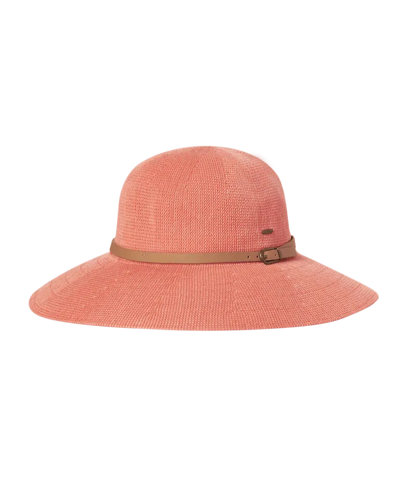 Leslie Wide Brim Sun Protection Hat in Melon